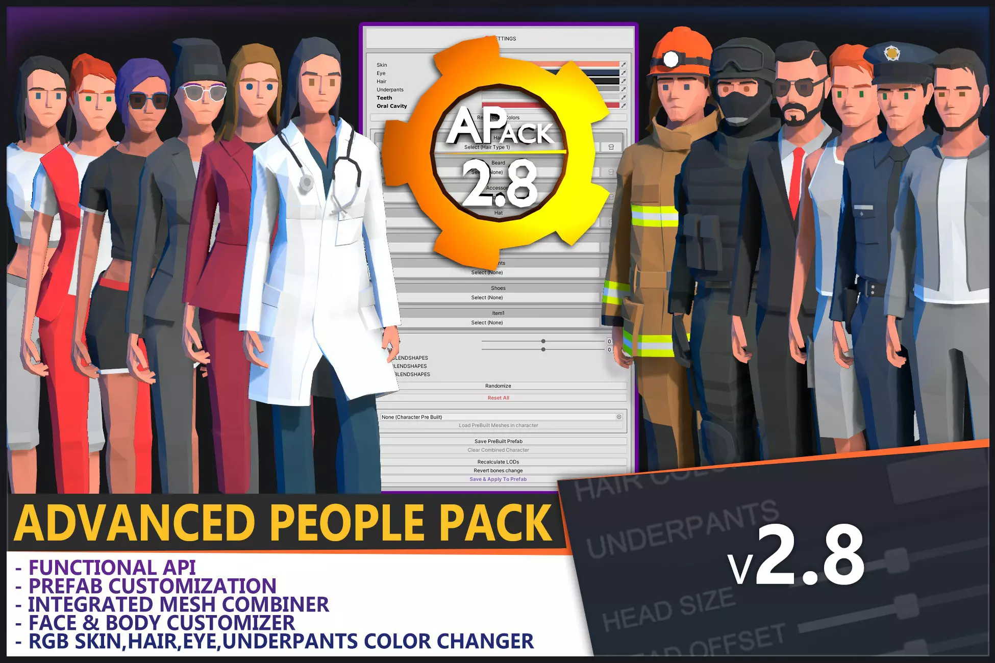 Advanced People Pack 2 - Unity Free Download