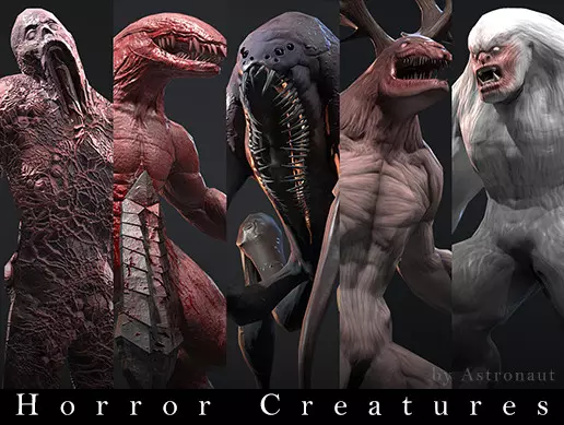 Horror Creatures - Unity Free Download