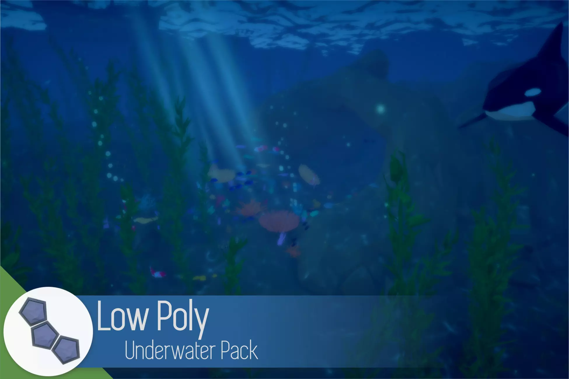 Low Poly Underwater Pack - Unity Free Download