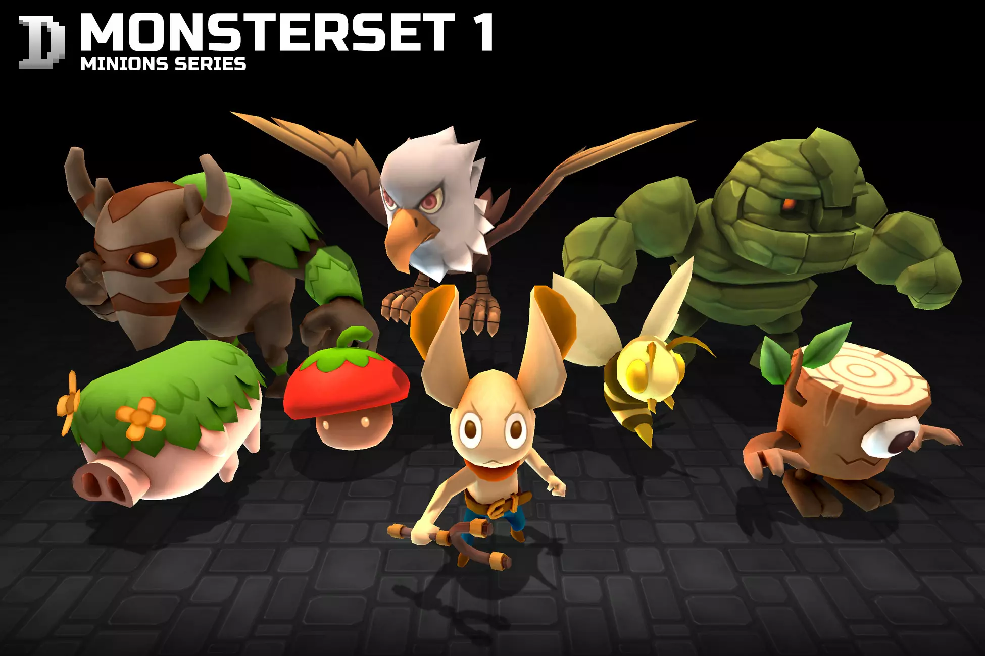 Minions Series - Monsterset 01 - Unity Free Download