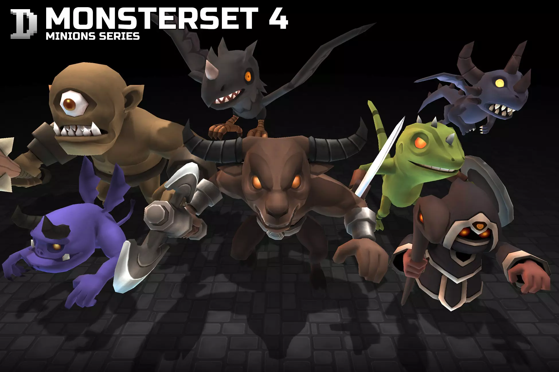 Minions Series - Monsterset 4 - Unity Free Download