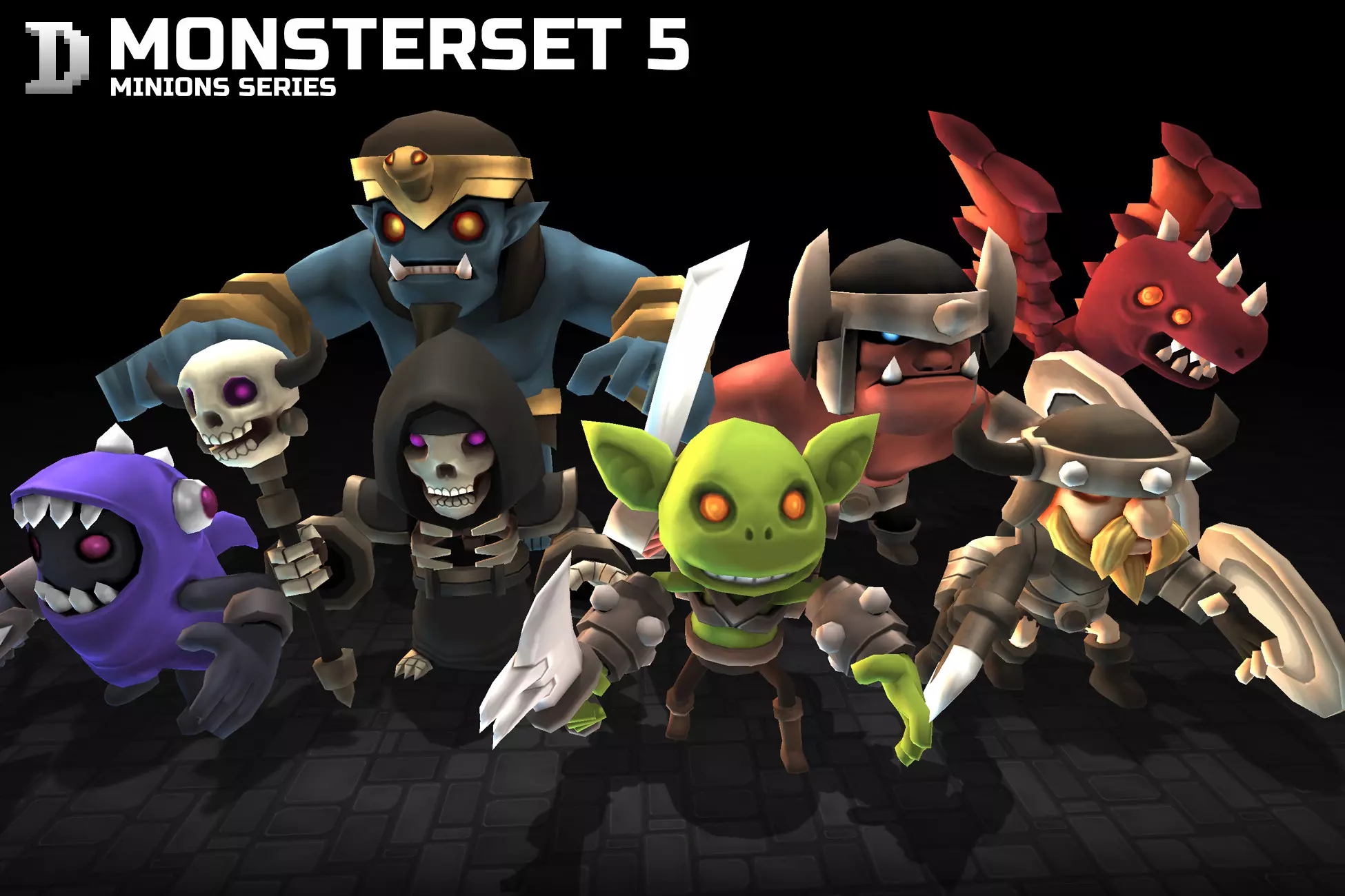 Minions Series - Monsterset 5 - Unity Free Download